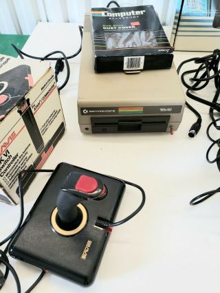 Vintage Commodore 64 personal computer w/ box disk drive joystick TAPPER 11
