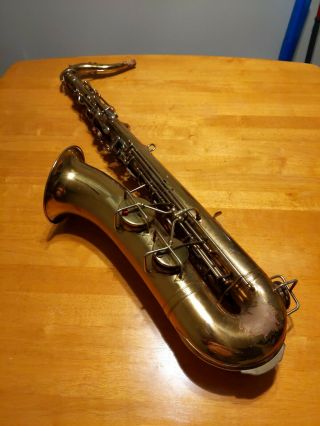 Vintage Martin Imperial Tenor Saxophone - American Made In Elkhart Indiana As - Is