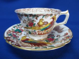 ROYAL CROWN DERBY OLD AVESBURY CUP & SAUCER SET 3