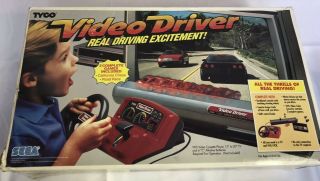 Sega Video Driver Tyco Video Driving System Vintage Game Console Rare