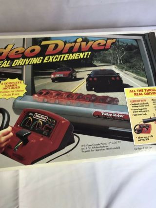 Sega Video Driver TYCO Video Driving System Vintage Game Console Rare 4