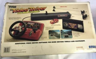 Sega Video Driver TYCO Video Driving System Vintage Game Console Rare 5