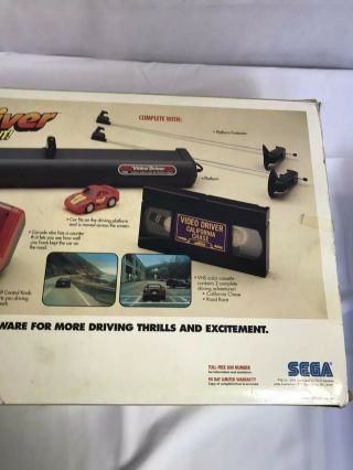 Sega Video Driver TYCO Video Driving System Vintage Game Console Rare 7