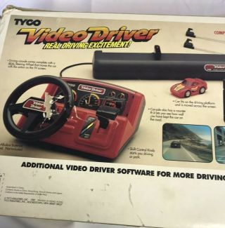 Sega Video Driver TYCO Video Driving System Vintage Game Console Rare 8