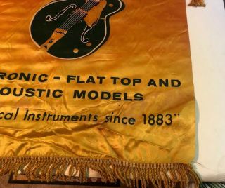 Vintage Gretsch Guitars And Amplifiers Advertising Banner 1950s - 60s 6
