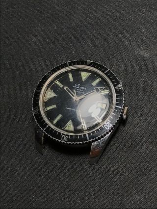 Liana Diver Watch 1950s Glossy Dial Date Vintage