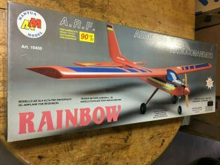 Vintage Mantua Model Rainbow Arc Model Rc Airplane Kit