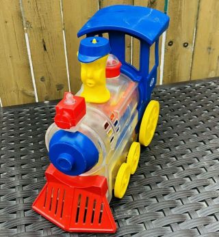 Vintage 1974 Ideal Toy Company - Lil Toot Wind - Up Whistling Toy Train 5699 - 01 3