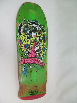Vintage Santa Cruz Skateboard Roskopp Deck