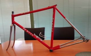 DE ROSA vintage italian steel road frameset COLUMBUS SLX 6