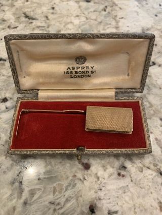 Rare Antique 1933 Asprey London 9kt Gold Patented Bookmark.  Book Mark.  257529