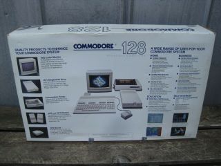 Vintage Commodore 128 Computer with Power Supply & Box A0591 10