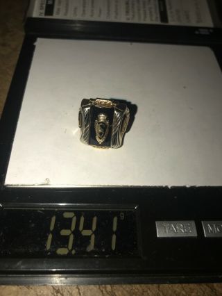 14k Yellow Gold 1970 High School Class Ring.  Size 8.  5 Priced Under Scrap