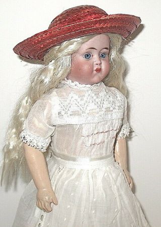 Belgian Bisque Head Art Character Doll by De Fussieaux,  So Rare & Full of Life 3