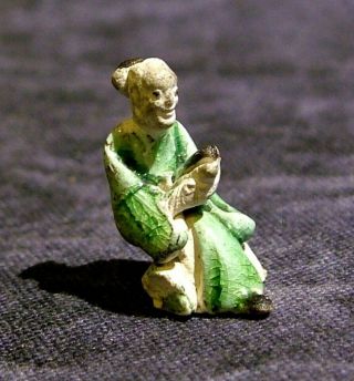 Vintage Miniature Asian Chinese / Japanese Porcelain Clay Figures (52) 2