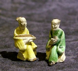 Vintage Miniature Asian Chinese / Japanese Porcelain Clay Figures (52) 3