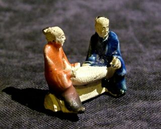 Vintage Miniature Asian Chinese / Japanese Porcelain Clay Figures (52) 4