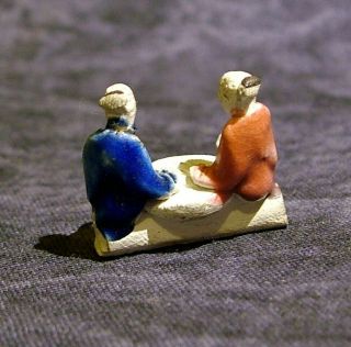 Vintage Miniature Asian Chinese / Japanese Porcelain Clay Figures (52) 5