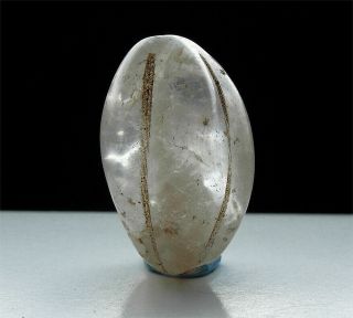 Very Rare Ancient Viking Rock Crystal Bead - Wearable
