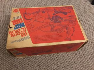 Big Jim Boat ‘N Buggy Set EMPTY Box W/ Instructions Vintage 1973 RARE 5