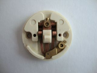 Vintage Porcelain & Bakalite (ONE WAY) Light Switch by ROLLS 4