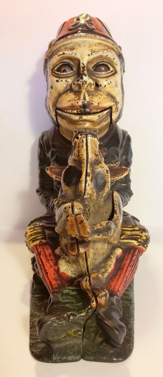 Antique J.  & E.  Stevens: Paddy And The Pig Mechanical Bank