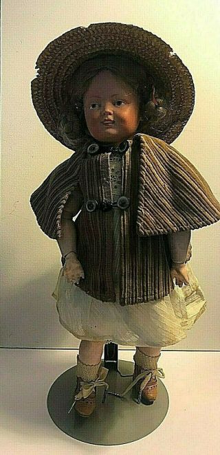 ANTIQUE ' KESTNER ' 11  DOLL - RARE CHARACTER MOLD 185 with Clothing 2