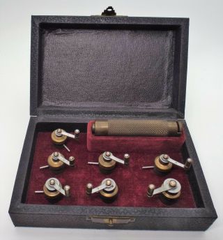 Vintage Bergeon Swiss Mainspring Winders Box Watchmaker Tool