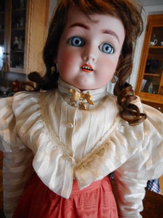 Antique Bisque Headed 27 " Jutta 1349 S & H Doll