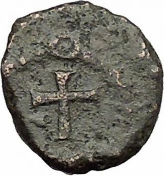 Theodosius Ii 425ad Ancient Roman Coin Cross Within Wreath Of Success I32892