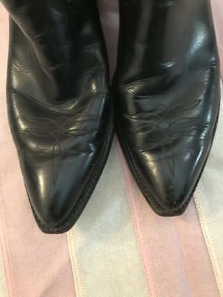 Mens Vintage 50s Acme Leather Cowboy Boots Sz: 8.  5 D 6