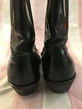 Mens Vintage 50s Acme Leather Cowboy Boots Sz: 8.  5 D 8