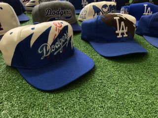 Vintage dodgers Splash sharktooth snapback 2