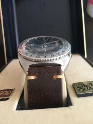 Rare Seiko 6117 - 8000 Vintage GMT Navigator Automatic Watch W/ Box 1968 7