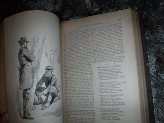 THE CIVIL WAR IN SONG AND STORY 1860 - 1865 BY FRANK MOORE 1889 VINTAGE BOOK 4