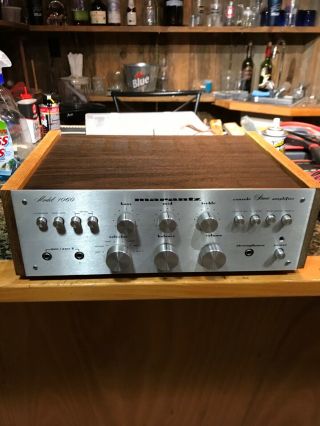 vintage marantz 1060 integrated amplifier, 3