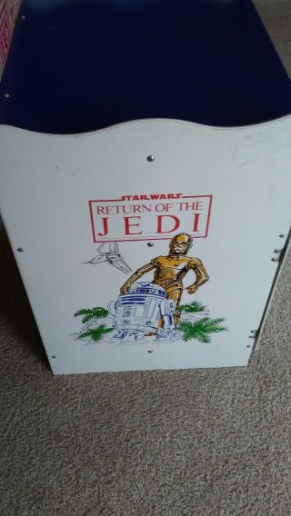 Vintage 1983 Star Wars Return of the Jedi Child ' s Storage Cabinet - Rare 4