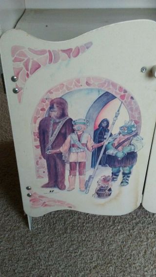 Vintage 1983 Star Wars Return of the Jedi Child ' s Storage Cabinet - Rare 8