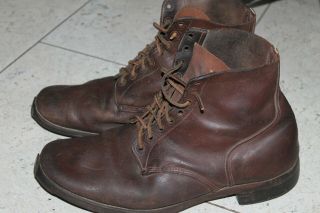 Soviet Red Army Lend - Lease Leather Shoes,  Rkka,  Ww2