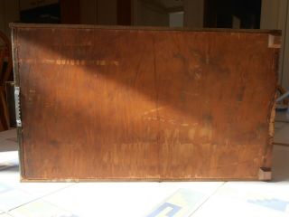 Antique Typeset Printers Tray Drawer Shadow Box Wooden 17 - 3/4 