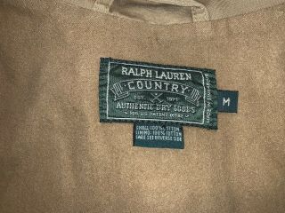 Vintage Polo Country Ralph Lauren Orange Line Jacket Coat Hood Men’s Medium 2
