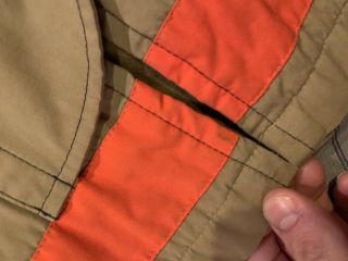 Vintage Polo Country Ralph Lauren Orange Line Jacket Coat Hood Men’s Medium 9
