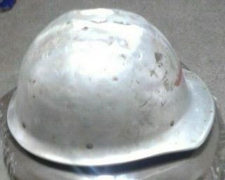 Vintage silver Bullard hard hat 3
