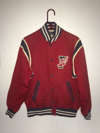 Vintage Ralph Lauren Polo P - Wing Varsity Stadium Jacket 1992 Medium