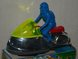 Space Scooter 1960 ' s Vintage Plastic Space Robot Toy Vespa 2