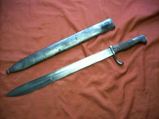 Ww1 Ww2 German Sword Dagger Knife Butcher Blade