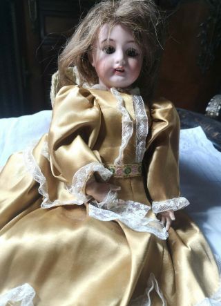 Dep Jumeau Doll.  Porcelain And Wood.  Needs Restoration.  France.  Early 20th C.