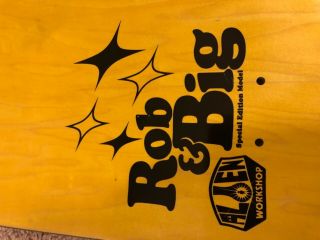 Rob Dyrdek Alien Workshop Skateboard Deck Rob & Big SPECIAL EDITION MODEL 6