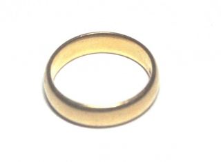 . 916 22ct Yellow Gold D - Band Wedding Ring,  Size: Q 1/2,  8.  3g - A27