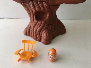 Vintage 1974 Hasbro WINNIE THE POOH Weebles HUNNY TREE Treehouse Basket Tigger 7